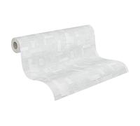 A.S. Création Papier Peint Intissé überstreichbare Meister Papier peint intissé 25,00 m x 1,06 m blanc fabriqué en Allemagne 262110 2621-10