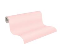 Livingwalls Papier peint intissé uni Rose 10,05 x 0,53 m 5,33 m² Fabriqué en Allemagne