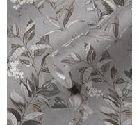 A.S. Creation Papier Peint Mario Fleurs 391714 Intissé Gris Blanc 10.05 x 0.53 m