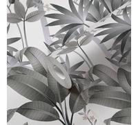 A.S. Creation Papier Peint Mario Fleurs 391725 Intissé Gris Noir 10.05 x 0.53 m