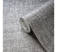 A.S. Création, Papier peint moderne avec une surface structurée décorée avec du brillant dans les tons gris, 39564-4, 0.53 x 10 m