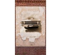 A.S. Création Papier peint mural Motif voitures anciennes Marron 2,80 m x 1,59 m