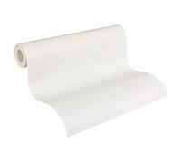 A.S. Création Papier peint non tissé à peindre - 10,05m x 0,53m - Blanc - Fabriqué en Allemagne - 571212 5712-12