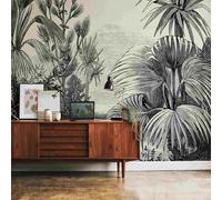Livingwalls WTD 382351 The Wall Papier peint vintage Motif jungle Gris Beige Noir 2,8 x 3,71 m