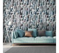 Livingwalls 3D City 382501 Papier peint intissé moderne Gris 1,59 x 2,80 m