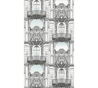 A.S. Création Papier peint photo Motif bâtiments Blanc 2,80 m x 1,59 m