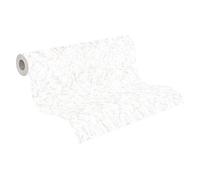 A.S. Création Papier peint Struktura papier peint à motifs 10,05 m x 0,53 m blanc orange 727718 7277-18
