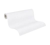 A.S. Création - Papier peint intissé Little Love 383129, uni sans PVC, blanc satiné