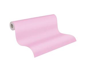 A.S. Création Papier Peint Uni 383228 Little Love Papier peint intissé uni sans PVC Rose satiné