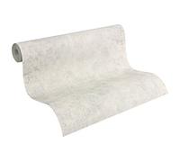 A.S. Création Papier Peint Uni Elements Papier peint intissé - 10,05m x 0,53m - Gris Fabriqué en Allemagne 954064 95406-4