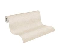 A.S. Création Papier Peint Uni History of Arts Papier peint intissé 10.05 m x 0.53 m Crème Fabriqué en Allemagne 376544 37654-4