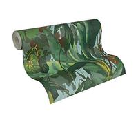 A.S. Création Papier peint vinyle Dekora Natur 958981 6 Bleu/marron/vert