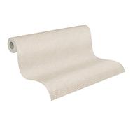 A.S. Création Papier Peints Art Déco Cuba intissé 10.05 m x 0.53 m Beige Crème Métallisé Fabriqué en Allemagne 380272 38027-2