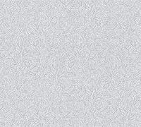 A.S. Création Papier Peints Fleuris Attractive intissé 10.05 m x 0.53 m Argent Blanc Fabriqué en Allemagne 378371 37837-1
