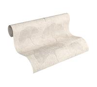 A.S. Création Papier Peints Fleuris Cuba intissé 10.05 m x 0.53 m Beige Argent Brun Fabriqué en Allemagne 322653 32265-3