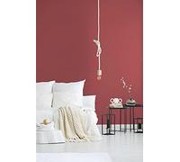 A.S. Création Papier Peints Uni Attractive intissé 10.05 m x 0.53 m Rouge Fabriqué en Allemagne 378317 37831-7