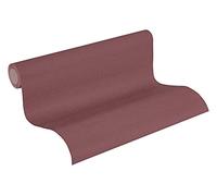 A.S. Création Papier Peints Uni Cuba intissé - 10,05m x 0,53m - Violet Fabriqué en Allemagne 371786 37178-6