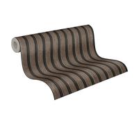 A.S. Création PintWalls II 391093 Papier peint moderne en bois Effet 3D Marron Noir 10,05m x 0,53m Fabriqué en Allemagne