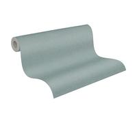 A.S. Création Pure Elegance papier peint intissé avec structure mousse 0,53 x 10,05 m - vert, vert foncé - papier peint uni avec structure - Made in Germany - 363796