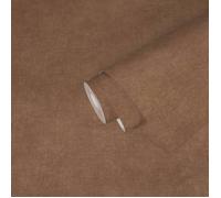 Livingwalls Papier peint intissé 395668 - Marron uni - Papier peint mural de qualité supérieure pour différentes pièces - 10,05 m x 0,53 m - Fabriqué en Allemagne