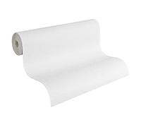 A.S. Création stuktu rpro fil peint Simply White 15,00 m x 0,53 m Blanc fabriqué en Allemagne 272355 2723-55