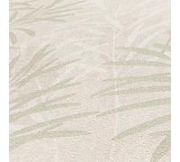 A.S. Création Terra 389194 Papier peint intissé Crème florale Vert métallisé 10,05 m x 0,53 m Fabriqué en Allemagne