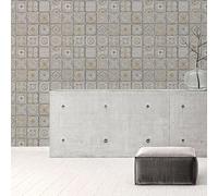 A.S. Création Terra Action 389212 Papier peint intissé Motif carreaux vintage 10,05 m x 0,53 m Fabriqué en Allemagne