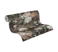 A.S. Création The BOS 388213 Papier peint intissé Motif floral Marron/blanc 10,05 x 0,53 m Fabriqué en Allemagne