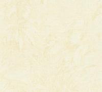 A.S. Création Smart Surfaces Papier peint intissé floral avec feuilles de palmier 10,05 m x 0,53 m - beige, jaune, or - Papier peint à motif de feuilles Made in Germany - 395602