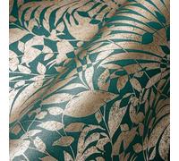 A.S. Création The BOS 388311 Papier peint intissé Motif fleurs Vert doré 10,05 m x 0,53 m Fabriqué en Allemagne