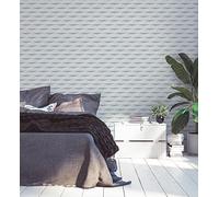 A.S. Création The Wallcover 385631 Papier peint autocollant pour meubles Effet 3D Blanc 8,40 x 0,53 m
