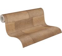 A.S. Creation Titanium 3 | 382014 | Papier peint intissé imitation pierre | 0,53 m x 10,05 m | cuivre