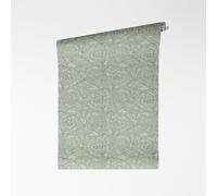 A.S. Création VERSACE VI Barocco Papier peint intissé - Ornements opulents, contraste spectaculaires d'ombres lumineuses, surface vinyle, papier peint baroque néo-classique, 10,05 m x 0,70 m, vert