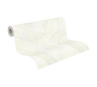 A.S. Création Vibes & Styles 790396 Isabelle Golden Canopy Papier peint intissé - Feuilles de palmier florales dorées, texturé avec brillance, papier peint floral, feuilles de palmier, 10,05 x 0,53 m