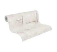 Livingwalls papier peint intissé motif béton gris et blanc - papier peint industriel moderne 10,05 m x 0,53 m de COSMOPOLITAN - 790851