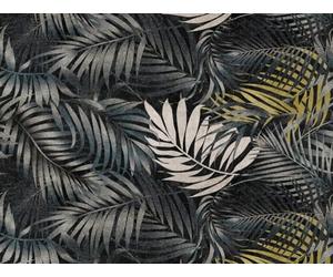 A.S. Création WTD 382381 Papier peint non-tissé Motif feuilles tropicales Noir/gris 3,71 x 2,80 m