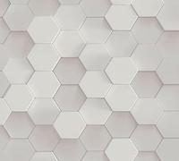 A.S. Création WTD Papier peint autocollant Motif 3D géométrique Gris/argenté 0,52 x 2,5 m Fabriqué en Allemagne