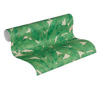 A.S. Création369271 papier peint intissé, Beige Grün Metallic, 10,05 m x 0,53 m