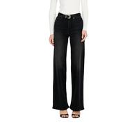 A/S Onlmadison Blush Hw Wide DNM Cro099 Noos Pantalon en Jean, Washed Black, XL x 30L Femme