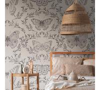 A.S.Papier peint photo 392001 1 motif par rouleau Aspect naturel Gris