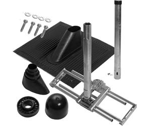 A.S. SAT 59130 dachsparren-Kit de Montage pour antennes (100 cm) Noir