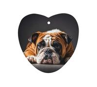 A Sad Bulldog Désodorisant de voiture à suspendre, tablettes d'aromathérapie parfumées longue durée pour voiture, cartes parfumées pour véhicules, chambre à coucher, armoire - Style noir