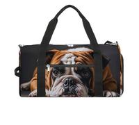 A Sad Bulldog Sac de sport imperméable pour homme et femme, grand sac de sport pour voyage et entraînement