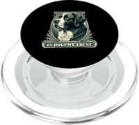 À Saint Bernard, nous faisons confiance à un chien de Saint-Bernard vintage drôle PopSockets PopGrip pour MagSafe