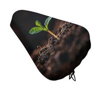 A Seedling Sprouts Housse de siège de vélo pour homme et femme - Imperméable - Coussin de siège de vélo réglable pour vélo en plein air