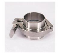 A Set 51mm O/D Tri Clamp Weld Ferrule + 2" Tri Clamp + Silicon Gasket Assembly YZWRWRMKTB