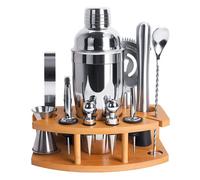 A Shaker à Cocktail 12 pcs Acier inoxydable Comprend un shaker à cocktail de 700 ml Idéal pour les bars et les fêtes à domicile