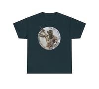 A Shirt Shop V0009 Honor - T-shirt unisexe en coton épais avec motif guerrier mythique | Tenue décontractée, art unique, midnight, XXL