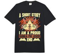 A Short Story I Am A Proud Cochon d'Inde Propriétaire Amoureux du Cochon d'Inde Comfort Colors Adult Heavyweight T-Shirt