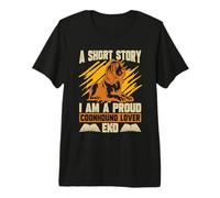 A Short Story I Am A Proud Hound Owner Coonhound Lover T-Shirt Haut de Gamme